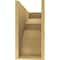 Ekena Millwork 9"W x 27"D x 18"H Classic Monterey Rough Cedar Woodgrain TimberThane Corbel, Primed Tan CORUR09X27X18MONRCPR - alternate 6